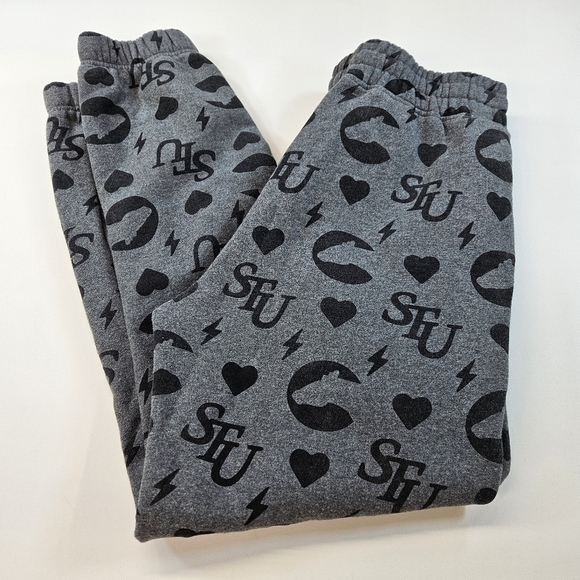 A.S.S. Pants - Alex’s stupid Studio STU Sweatpants Size Large Gray And Black A.S.S